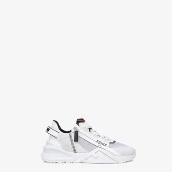 Fendi | Shoes | Fendi Flow White Sneakers Size 1 | Poshmark display picture 3